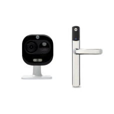 YALE SD-L1000-CH Conexis L1 Smart Door Lock & SV-DAFX-W Full HD Outdoor All-in-One Camera Bundle