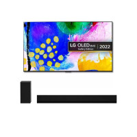 LG OLED77G26LA 77′ Smart 4K Ultra HD HDR OLED TV & GX 3.1 Wireless Sound Bar Bundle