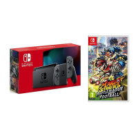 NINTENDO Switch & Mario Strikers Bundle – Grey