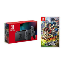 NINTENDO Switch & Mario Strikers Bundle – Grey