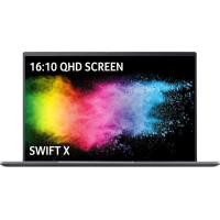 ACER Swift X 16′ Laptop – Intel® Core™ i7, 1 TB SSD, Grey