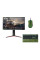 LG UltraGear 27GP850 Quad HD 27′ Nano IPS Gaming Monitor, Razer Halo Infinite Edition Keyboard & Mouse Bundle