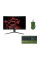 MSI Optix G24C4 Full HD 24′ Gaming Monitor, Razer Halo Infinite Edition Keyboard & Mouse Bundle