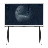 SAMSUNG The Serif QE65LS01BAUXXU 65′ Smart 4K Ultra HD HDR QLED TV with Bixby, Alexa & Google Assistant – Cloud White