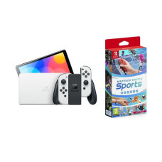 NINTENDO Switch OLED & Sports Bundle – White