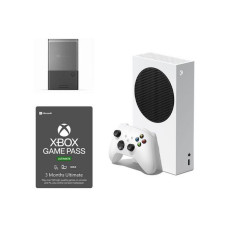 MICROSOFT Xbox Series S, Seagate 512 GB Hard Drive & 3 Months Game Pass Ultimate Bundle