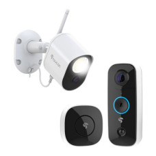 TOUCAN B200TSLC Wireless Video Doorbell with Chime & WiFi Security Camera Bundle