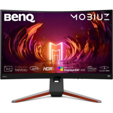 BENQ Mobiuz EX3210R Quad HD 32′ Curved VA LCD Gaming Monitor – Black, Red & Grey