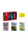 NINTENDO Switch, Animal Crossing, Mario Kart 8, Minecraft & 256 GB Memory Card Bundle – Neon Red & Blue