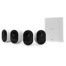 ARLO Ultra 2 4K Ultra HD WiFi Security Camera System – 4 Cameras, White