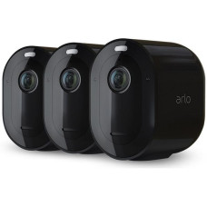 ARLO Pro 4 Quad HD WiFi Security Camera System – 3 Cameras, Black