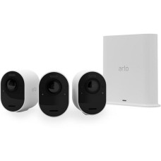 ARLO Ultra 2 4K Ultra HD WiFi Security Camera System – 3 Cameras, White