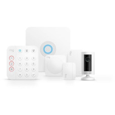 RING Alarm (2nd gen) 5 Piece Security Kit & Indoor Cam Full HD 1080p WiFi Security Camera Bundle