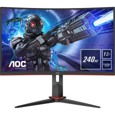 AOC C32G2ZE/BK Full HD 31.5′ Curved WLED Gaming Monitor – Black