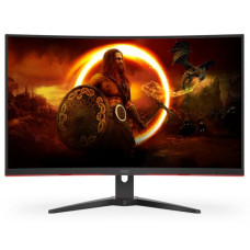 AOC CQ32G2SE/BK Quad HD 31.5′ Curved WLED Gaming Monitor – Black