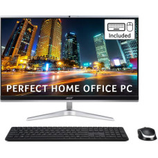 ACER Aspire C24-1651 23.8′ All-in-One PC – Intel® Core™ i7, 1 TB HDD & 512 GB SSD, Silver