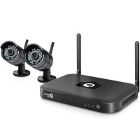 HOMEGUARD HGNVK48302-1 4-channel Full HD WiFi NVR CCTV Camera Kit- 1 TB, 2 cameras