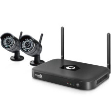 HOMEGUARD HGNVK48302-1 4-channel Full HD WiFi NVR CCTV Camera Kit- 1 TB, 2 cameras