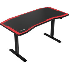 NITRO CONC D16E Carbon Gaming Desk – Black & Red