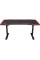 NITRO CONC D16E Carbon Gaming Desk – Black & Red