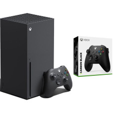 MICROSOFT Xbox Series X & Xbox Wireless Controller (Carbon Black) Bundle – 1 TB