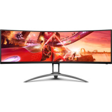 AOC AG493QCX Wide Full HD 49′ Curved VA LCD Gaming Monitor – Black