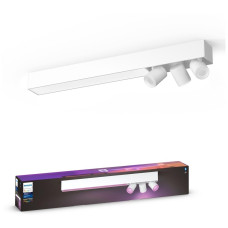 PHILIPS HUE White & Colour Ambiance Centris Ceiling Light – 3 Spot, White