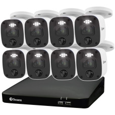 SWANN Enforcer SWDVK-1646808MQB-EU 16-channel Full HD 1080p DVR Security System – 2 TB, 8 Cameras