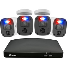 SWANN Enforcer SWDVK-856804MQB 8-channel 4K Ultra HD DVR Security System – 2 TB, 4 Cameras