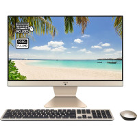 ASUS Vivo AiO V222 21.5′ All-in-One PC – Intel® Pentium® Gold, 256 GB SSD, Black & Gold