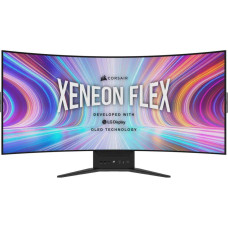 CORSAIR Xeneon Flex C45WQHD240 Wide Quad HD 45′ OLED Gaming Monitor – Black