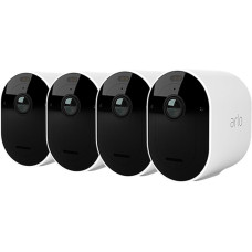 ARLO Pro 5 2K 1520p WiFi Security Camera System – 4 Cameras, White