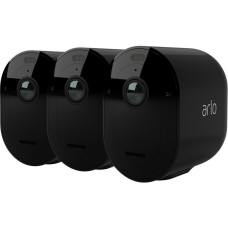 ARLO Pro 5 2K 1520p WiFi Security Camera System – 3 Cameras, Black