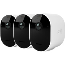 ARLO Pro 5 2K 1520p WiFi Security Camera System – 3 Cameras, White