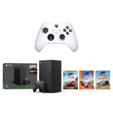 MICROSOFT Xbox Series X, Forza Horizon 5 & Additional White Controller Bundle