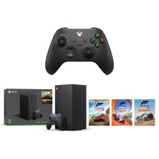 MICROSOFT Xbox Series X, Forza Horizon 5 & Additional Black Controller Bundle