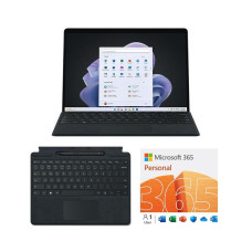 MICROSOFT 13′ Surface Pro 9, Signature Type Cover, Slim Pen 2 & Microsoft 365 + 3 Months Extra Time Bundle