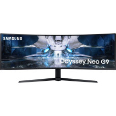 SAMSUNG Odyssey G9 Neo LS49AG950NPXXU Quad HD 49′ Curved QLED Gaming Monitor – Black & White