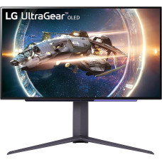 LG UltraGear 27GR95QE – 27 inch OLED Gaming Monitor QHD (2560 x 1440), 240Hz Refresh Rate, 0.03ms (GtG) Response Time, Anti-glare, AMD FreeSync Premium, NVIDIA G-SYNC Compatible, HDMI 2.1