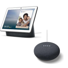 GOOGLE Nest Hub Max & Nest Mini Bundle – Charcoal