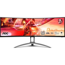 AOC AG493UCX Quad HD 49′ Curved WLED Gaming Monitor – Black