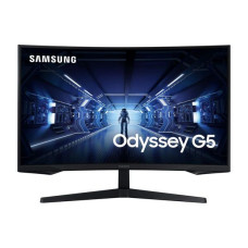 SAMSUNG Odyssey G5 LC32G55TQWUXEN Quad HD 32′ Curved LED Gaming Monitor – Black