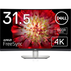 DELL S3221QS 4K Ultra HD 31.5′ Curved LCD Monitor – Silver