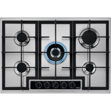 AEG HGB75420YM 75 cm Gas Hob – Stainless Steel