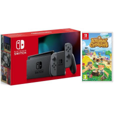 NINTENDO Switch Grey & Animal Crossing: New Horizons Bundle