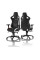 NOBLECHAIRS EPIC Real Leather Gaming Chair – Black, White & Red