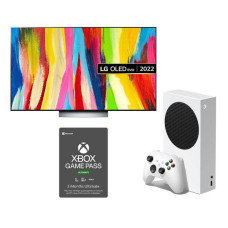 LG 83′ 4K HDR OLED TV, Xbox Series S & Xbox Game Pass Ultimate Bundle