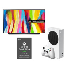 LG 48′ 4K HDR OLED TV, Xbox Series S & Xbox Game Pass Ultimate Bundle